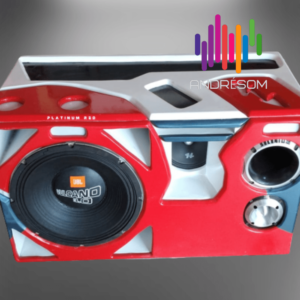 CAIXA DE SOM PLATINUM RED ANDRE SOM E ACESSORIOS