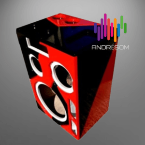 Caixa de Som (vazia) - Red Black