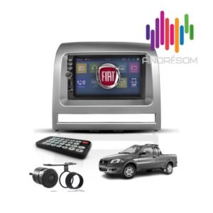 Kit Central Multimídia Espelha Strada Universal Mp5 2 Din Bt